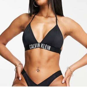 Calvin Kline Intense Power Triangle Bikini Top